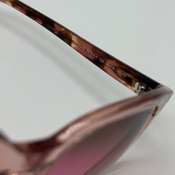 NEW Tom Ford Sunglasses Olivia-02 FT0914 - F/S 72F Pink Shiny Brown Gradient main image 4
